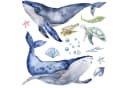 WANDKIND Wandtattoo Wal Set V230 Seesterne Schildkröte rückstandslos ablösbar Bild 2