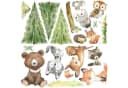 WANDKIND Wandtattoo Waldtiere V410 Abenteuer - Selbstklebend & Wieder Ablösbar Bild 2