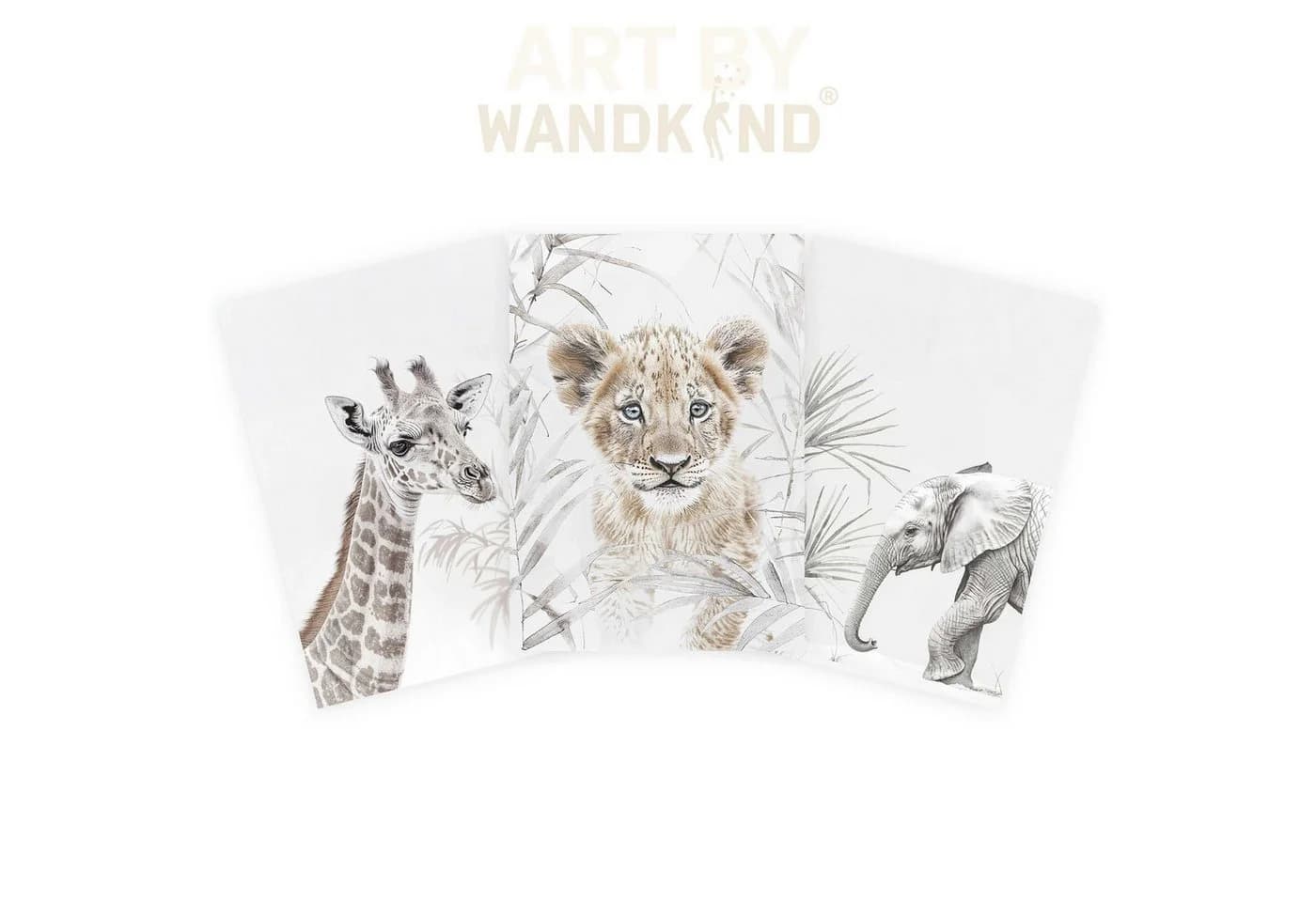 WANDKIND Poster Safari Light Abenteuer 3er Set - Bild 4