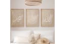 WANDKIND Poster Islam Set Premium IP702 Beige/Weiß Arabische Kalligrafie Bild 3