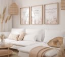 WANDKIND Floral Quran Set 3-teilig mit Holzrahmen Bild 2