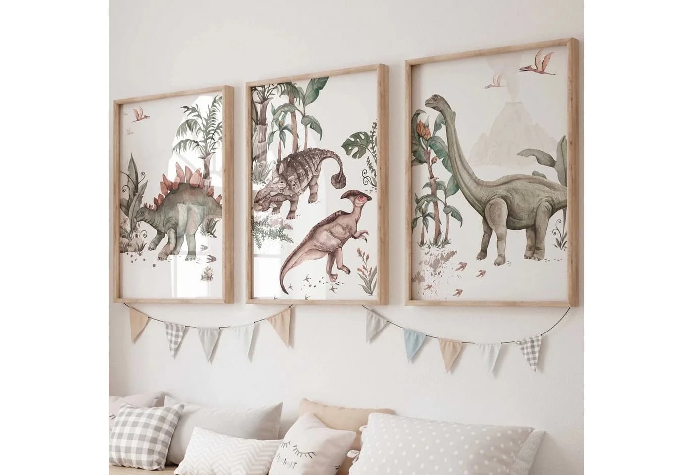 WANDKIND Poster Dinosaurier 3er Set P806 Bunt - Bild 4