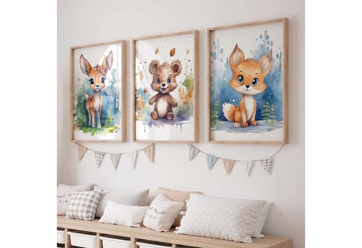 WANDKIND Poster Baby Waldtiere 3er Set P796 - Bild 2