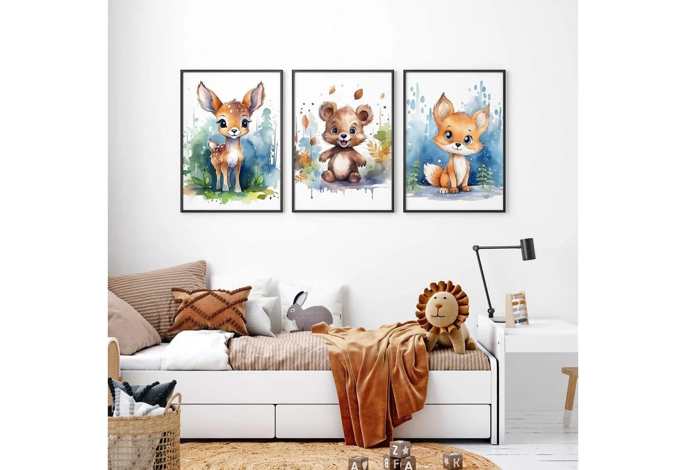 WANDKIND Poster Baby Waldtiere 3er Set P796 - Bild 4