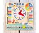 Zayno Kalenderuhr "My Calendar" Beige/Bunt Lernspielzeug Bild 1