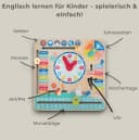 Zayno Kalenderuhr "My Calendar" Beige/Bunt Lernspielzeug Bild 4