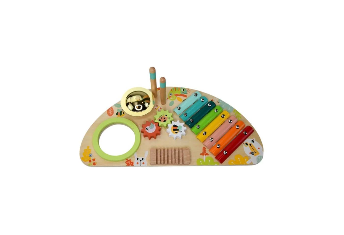 Zayno Kindermusiktisch Klangzauber Beige/Bunt