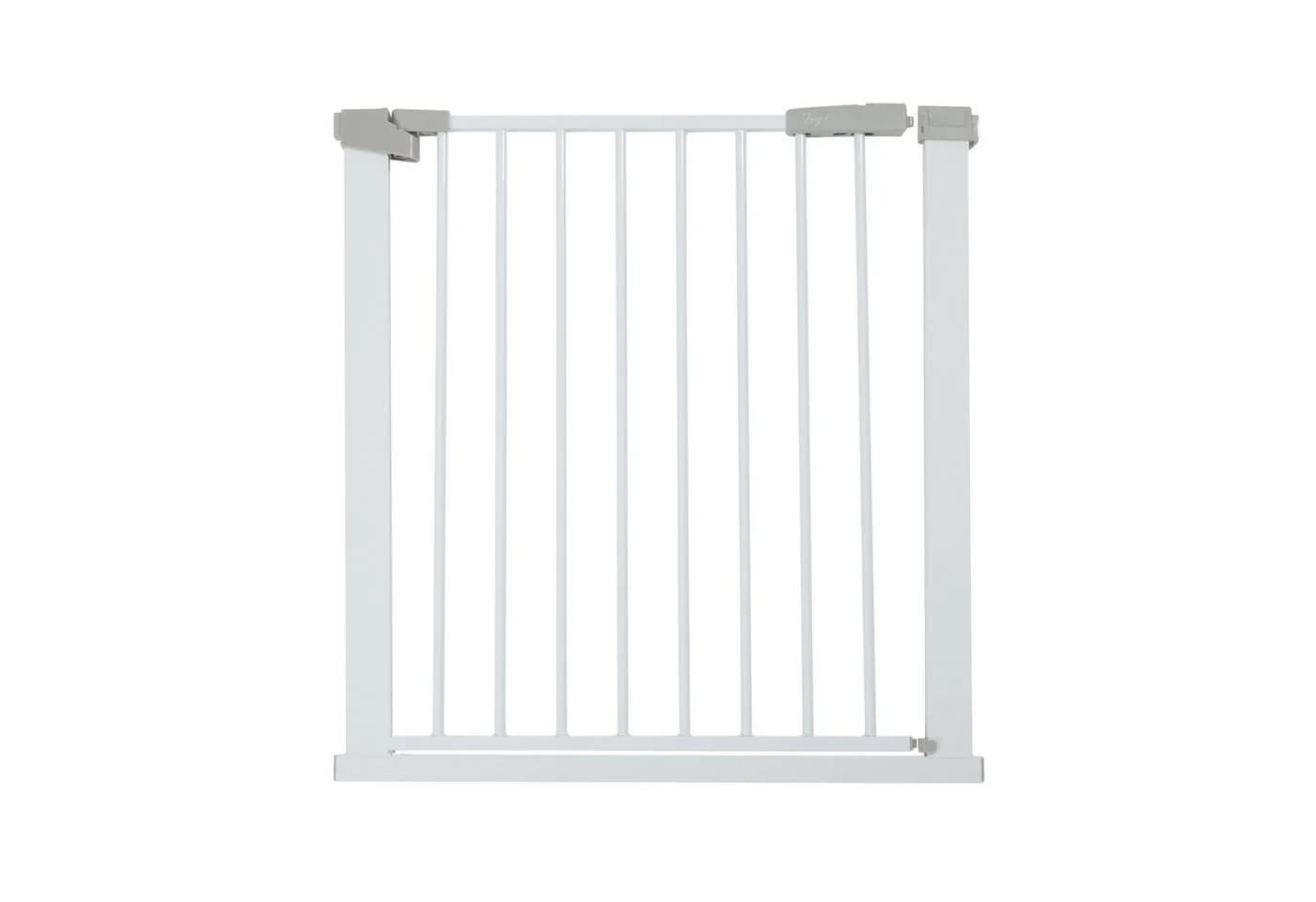 Zayno Türschutzgitter Weiß 76-83 cm mit Türrahmenschonern