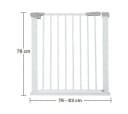 Zayno Türschutzgitter Weiß 76-83 cm mit Türrahmenschonern Bild 3