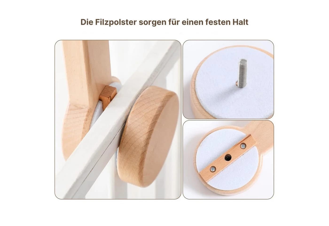 Zayno Mobilehalterung aus Holz 95cm Buchenholz - Bild 4