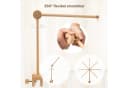 Zayno Mobilehalterung aus Holz 70cm Neutral Buchenholz Bild 3