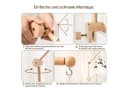 Zayno Mobilehalterung aus Holz 70cm Neutral Buchenholz Bild 5