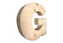 Zayno Deko-Buchstabe "G" aus massivem Fichtenholz Bild 2