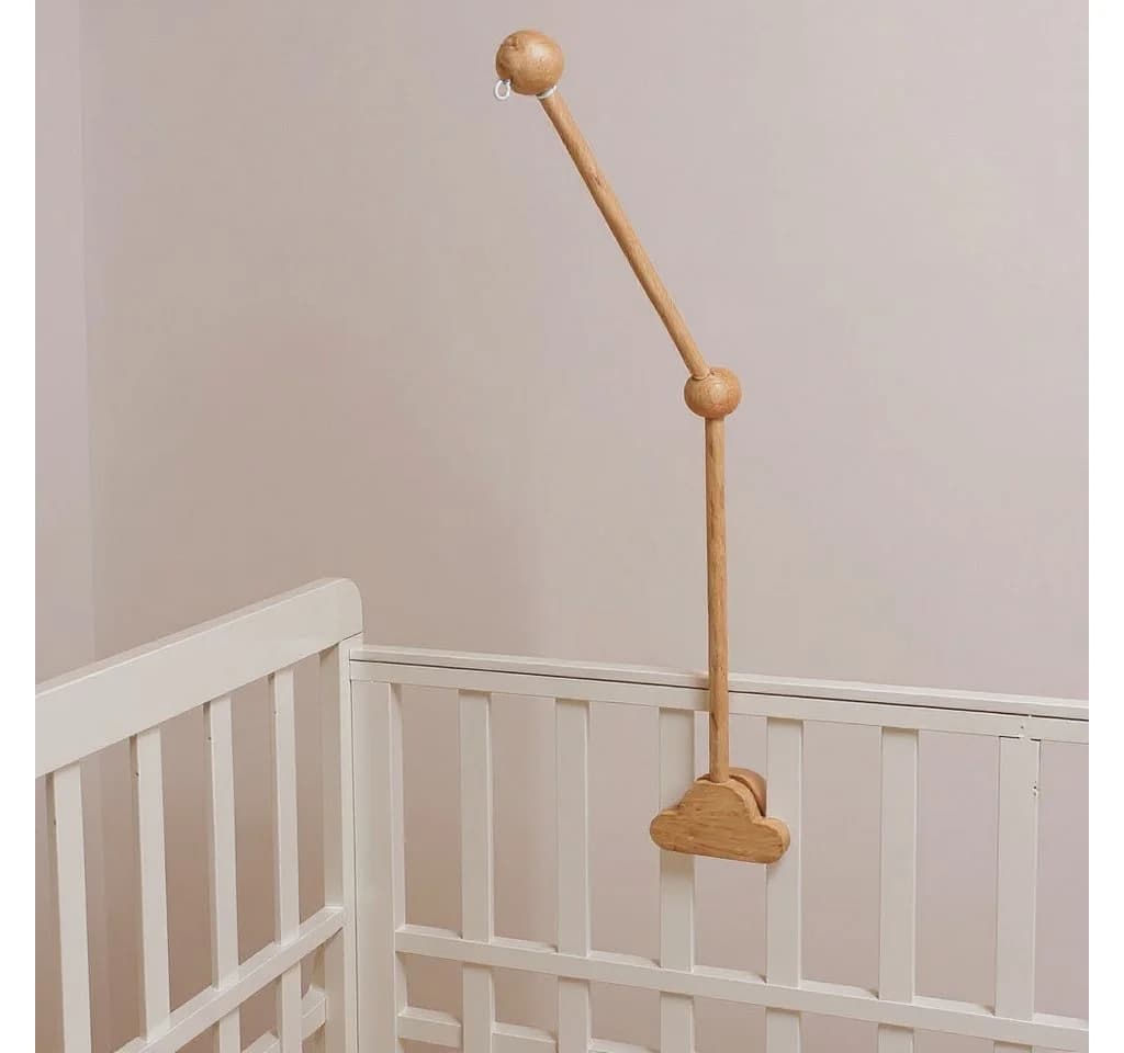 Zayno Mobilehalterung Wolke aus Holz Natur 69cm - Bild 4