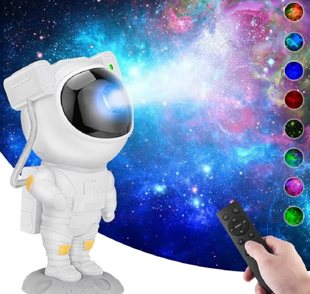 2Pace Astronauten-Projektor Nachtlicht mit Sternenhimmel und Nebel-Effekt - Bild 2