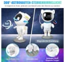 2Pace Astronauten-Projektor Nachtlicht mit Sternenhimmel und Nebel-Effekt Bild 5