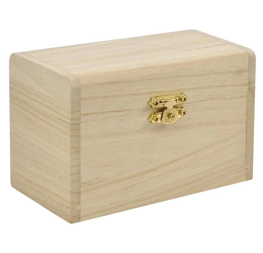 EDUPLAY Schatzkiste zum Bemalen Holz Set 6 St