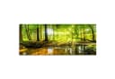 Runa Art Wandbild Wald Landschaft Deko Grün Natur Bilder 100x40 cm Bild 1