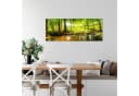Runa Art Wandbild Wald Landschaft Deko Grün Natur Bilder 100x40 cm Bild 4