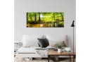Runa Art Wandbild Wald Landschaft Deko Grün Natur Bilder 100x40 cm Bild 5