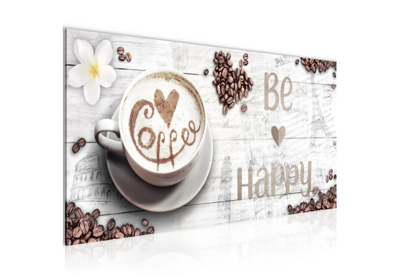 Runa Art Wandbild Küche Kaffee auf Vlies Leinwand - Bild 2