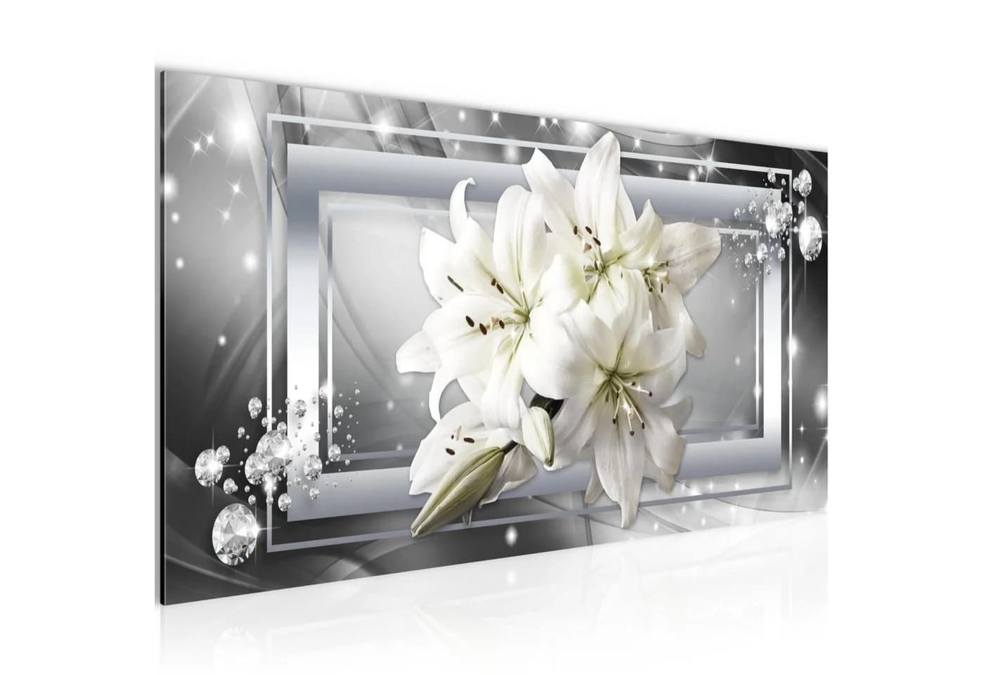 Runa Art Wandbild Blumen XXL 100x40 cm Modern - Bild 2