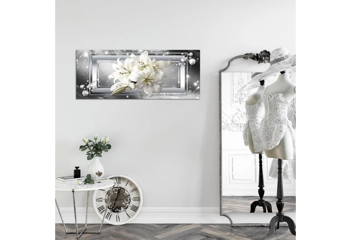 Runa Art Wandbild Blumen XXL 100x40 cm Modern - Bild 4