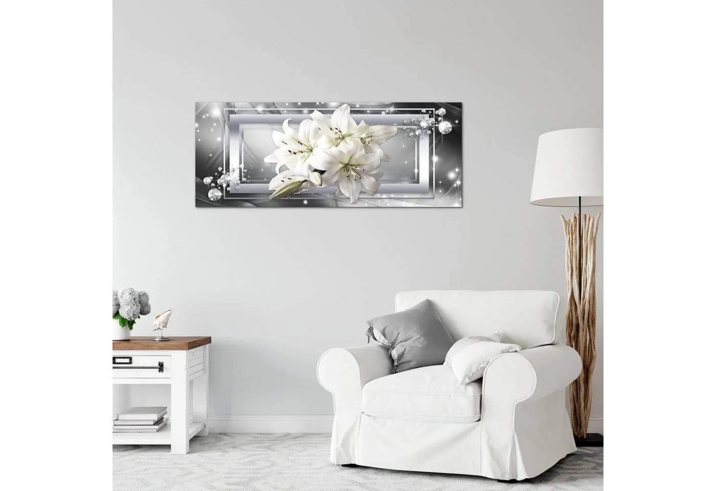 Runa Art Wandbild Blumen XXL 100x40 cm Modern - Bild 5