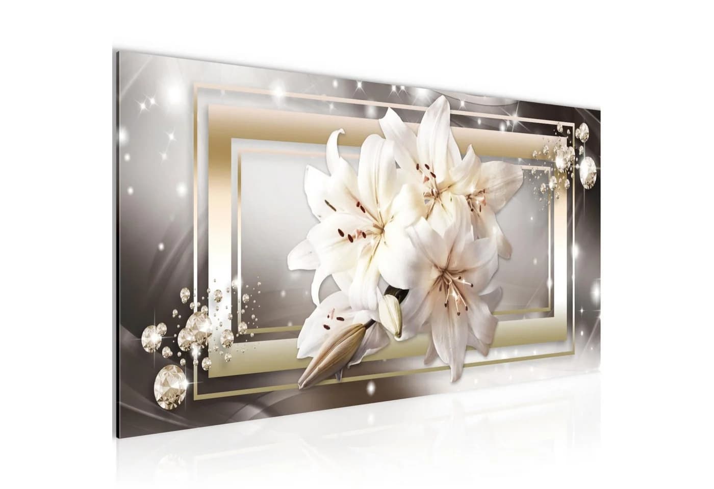 Runa Art Wandbild Blumen XXL 100x40 cm - Bild 2