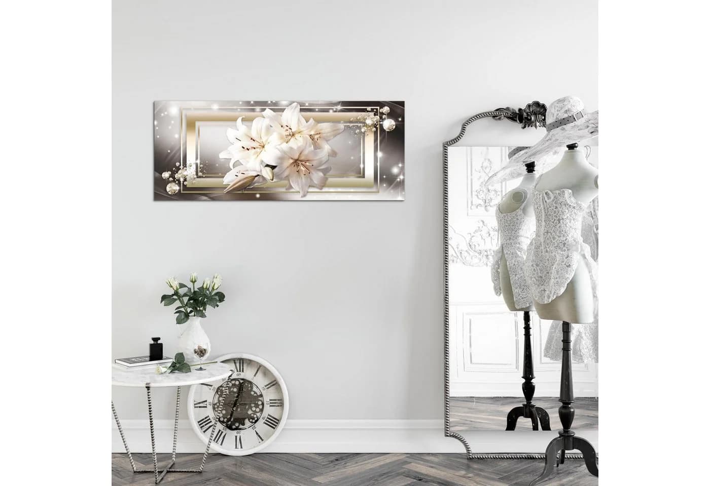 Runa Art Wandbild Blumen XXL 100x40 cm - Bild 4
