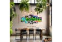 Runa Art Wandbild Loft Fußball Graffiti Street Art Vlies Leinwand Bild 1