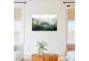 Runa Art 3-teiliges Wandbild Set Wald Natur Grün Grau Nebel Bild 5