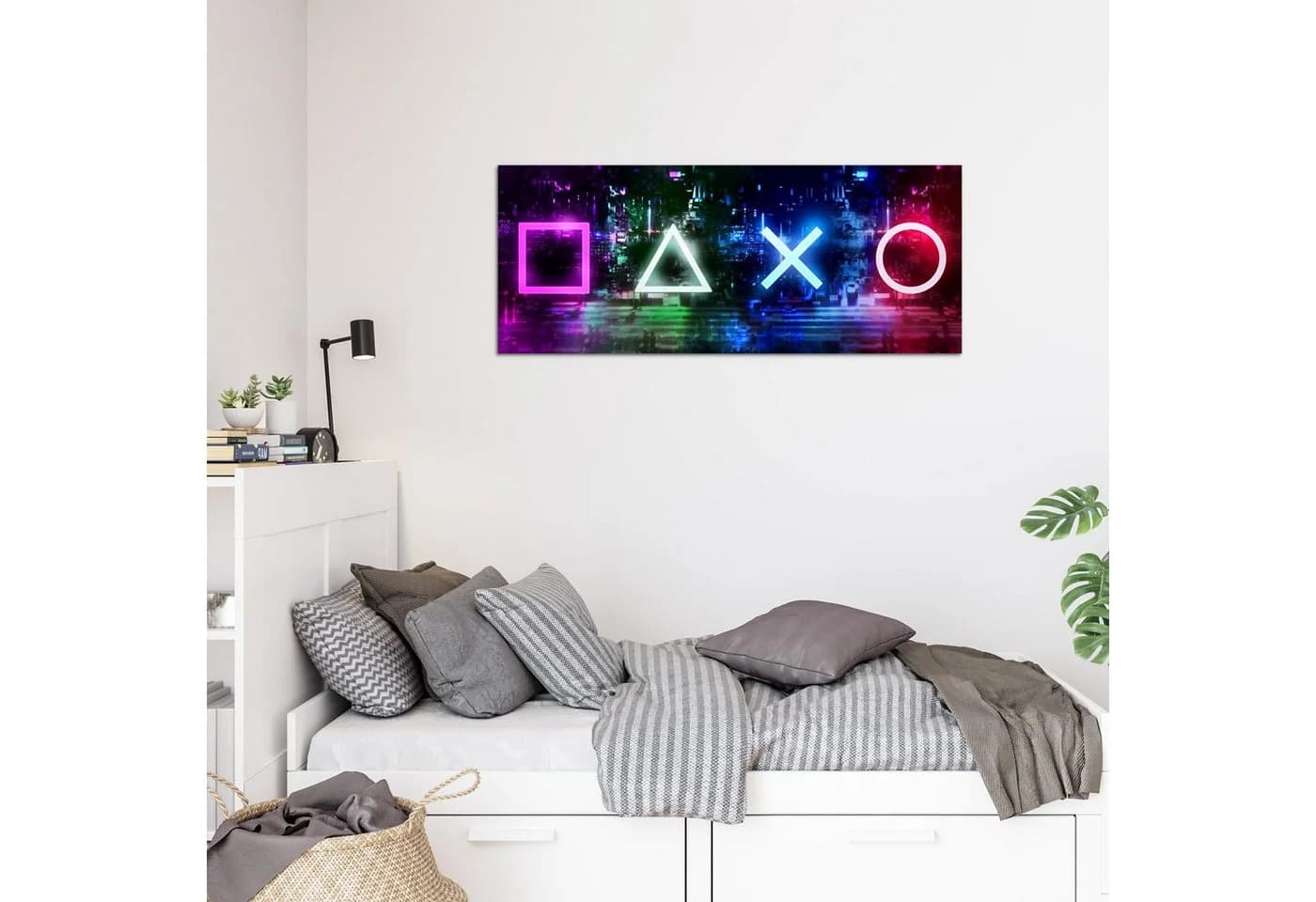 Runa Art Wandbild Gamer Modern Vlies Leinwand Kinderzimmer - Bild 3