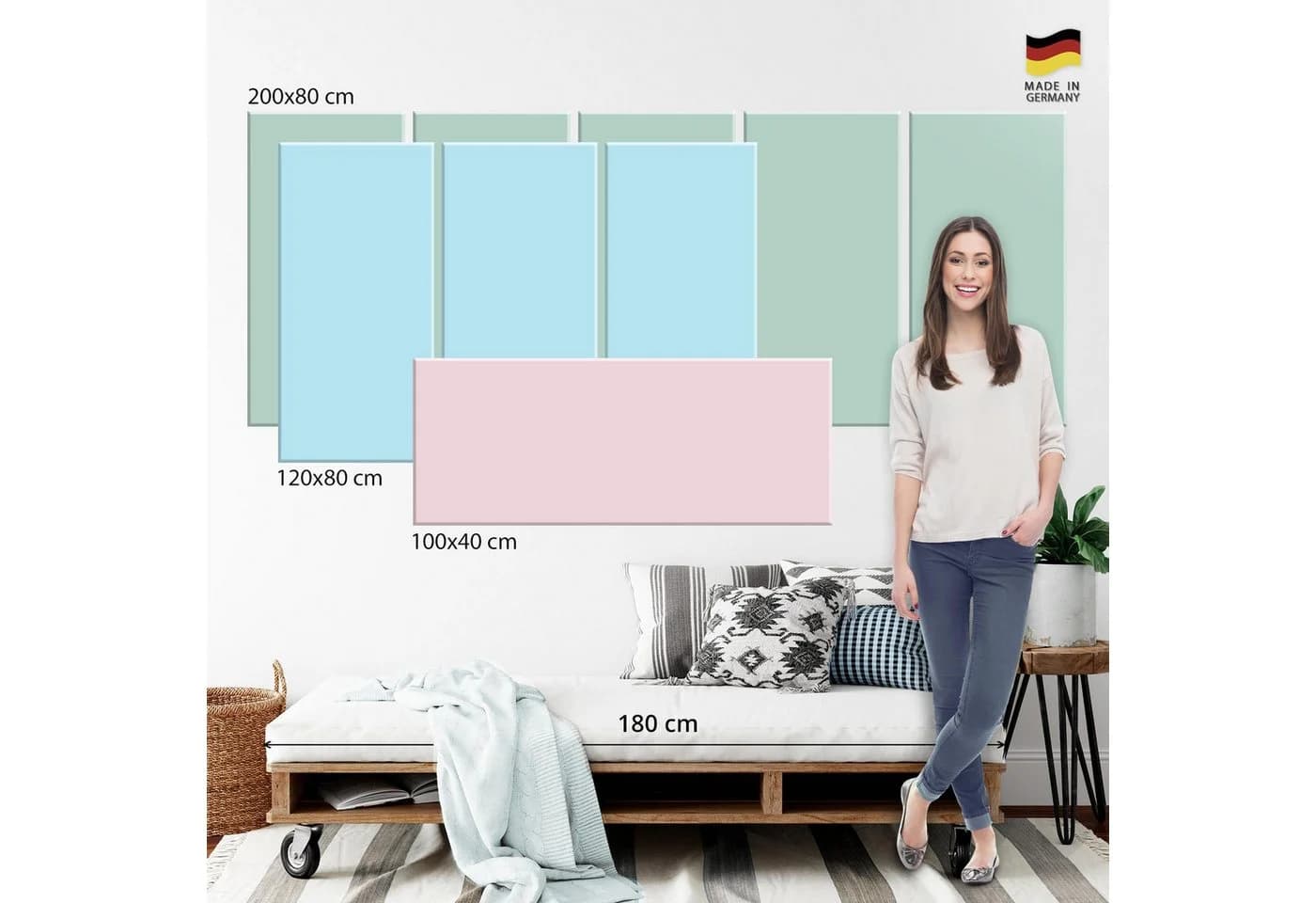 Runa Art Wandbild Banksy XXL 100x40 cm Modernes Vlies-Leinwandbild - Bild 5