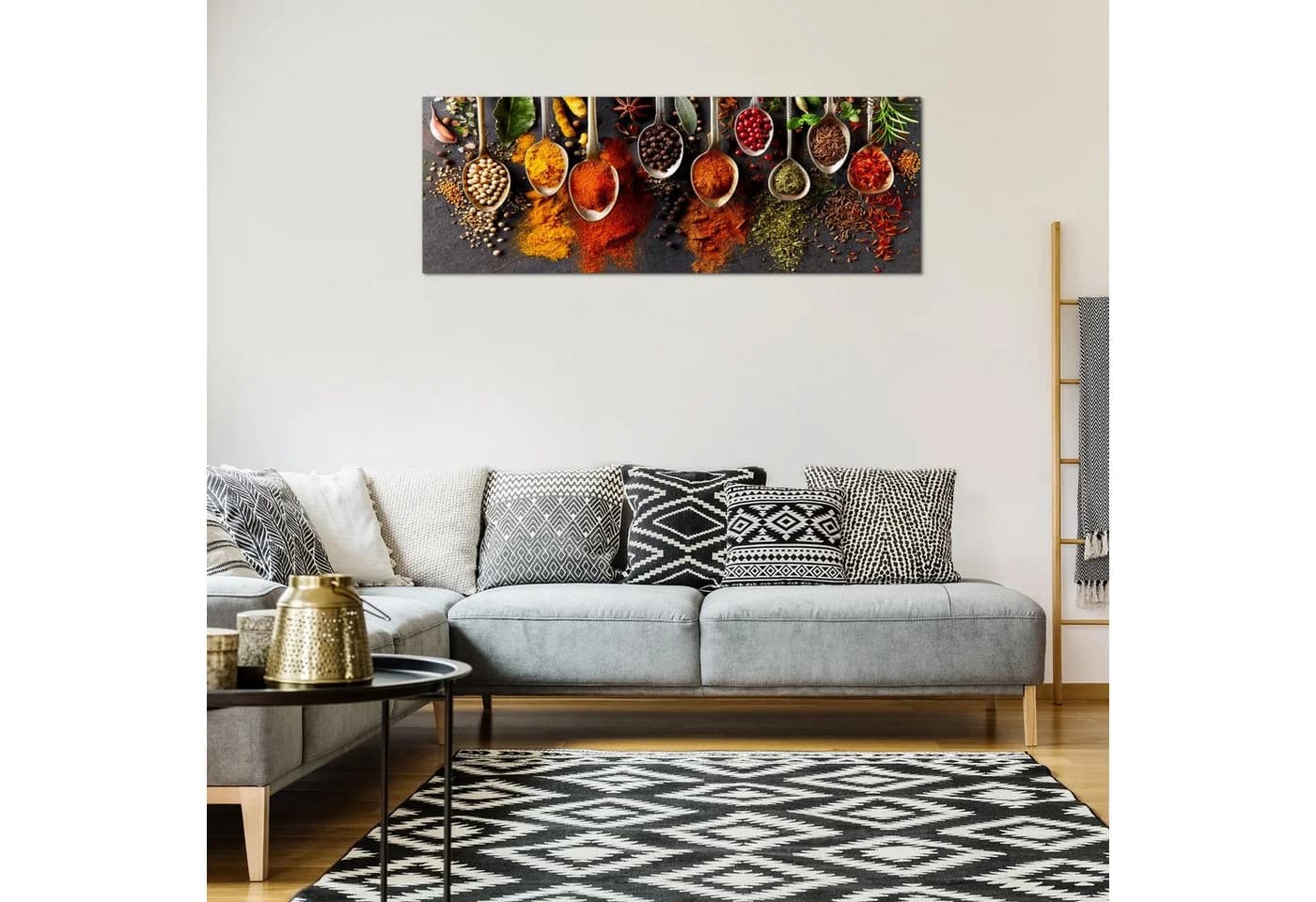 Runa Art Wandbild Küchenbilder Küche Deko Kaffee Braun Beige - Bild 5