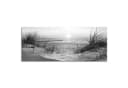 Runa Art XXL-Wandbild Ostsee Strand Meer Bild Urlaub Deko Wohnzimmer Grau Rosa Bild 1