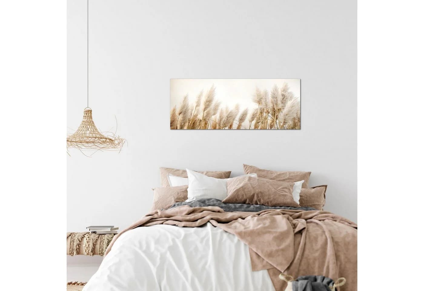 Runa Art XXL-Wandbild Boho Style 100x40 cm Wohnzimmer Schlafzimmer - Bild 4