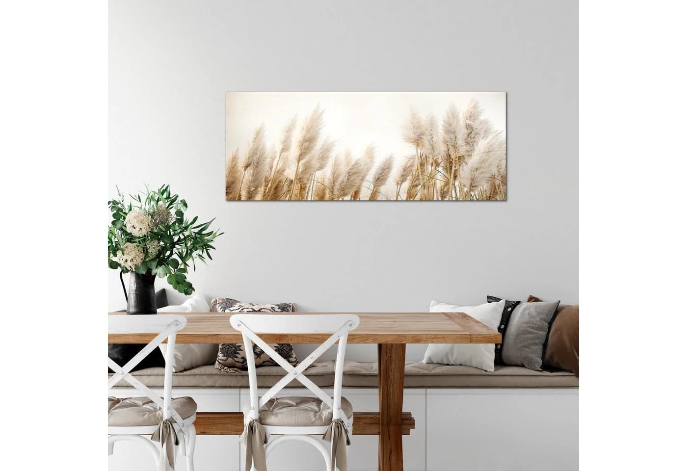 Runa Art XXL-Wandbild Boho Style 100x40 cm Wohnzimmer Schlafzimmer - Bild 5