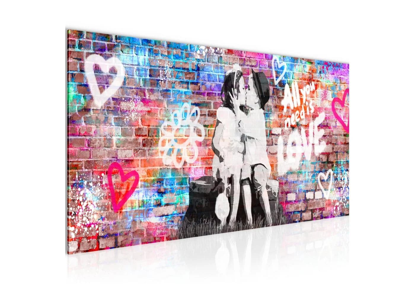 Runa Art XXL-Wandbild Banksy Style Streetart Graffiti - Bild 2