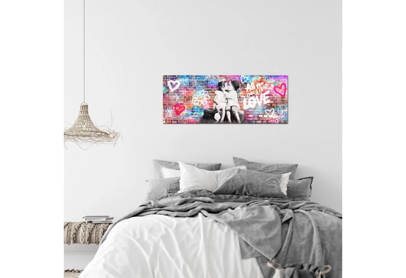 Runa Art XXL-Wandbild Banksy Style Streetart Graffiti - Bild 3