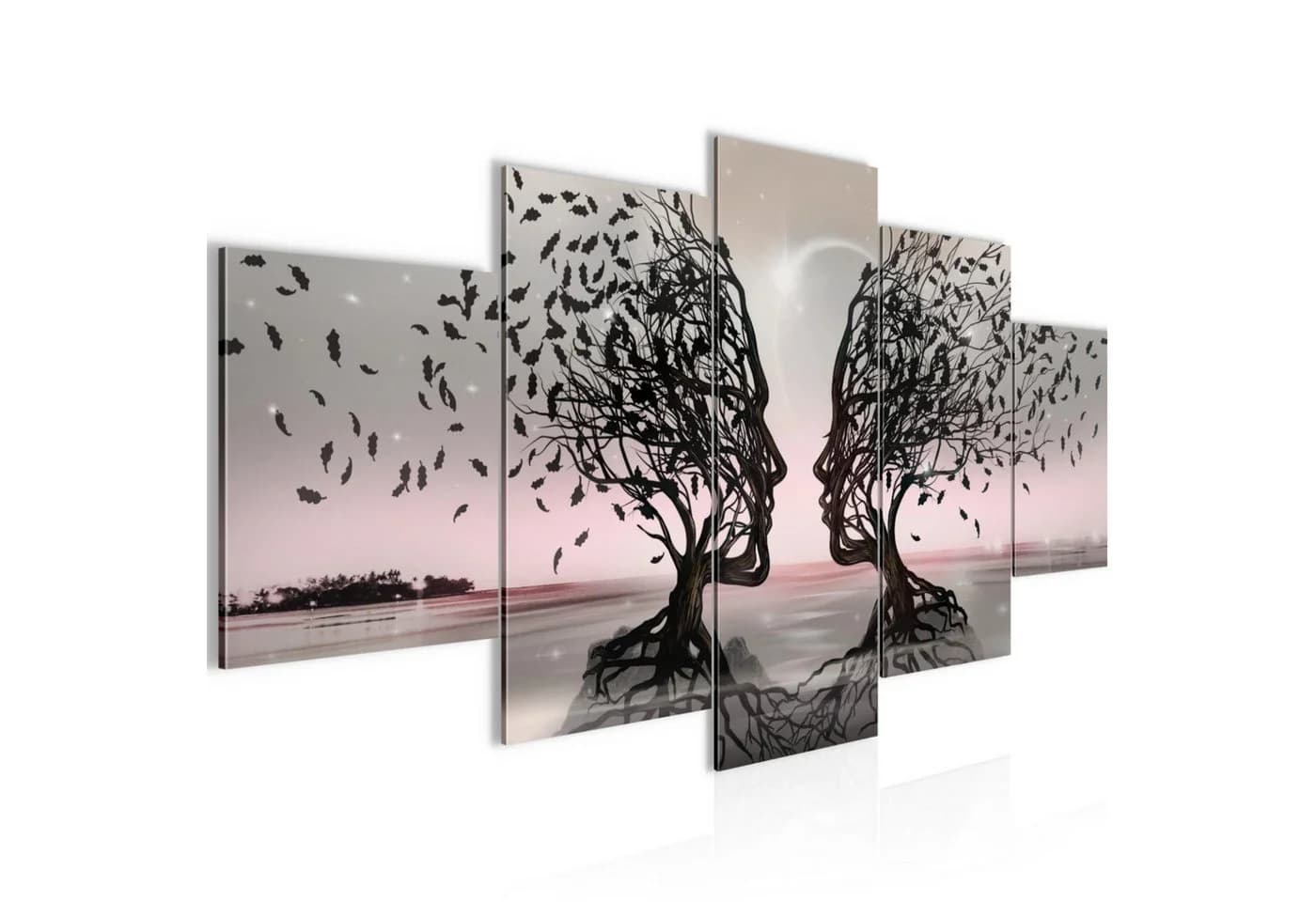 Runa Art Wandbild XXL Modern Liebespaar 200x100 cm - Bild 2