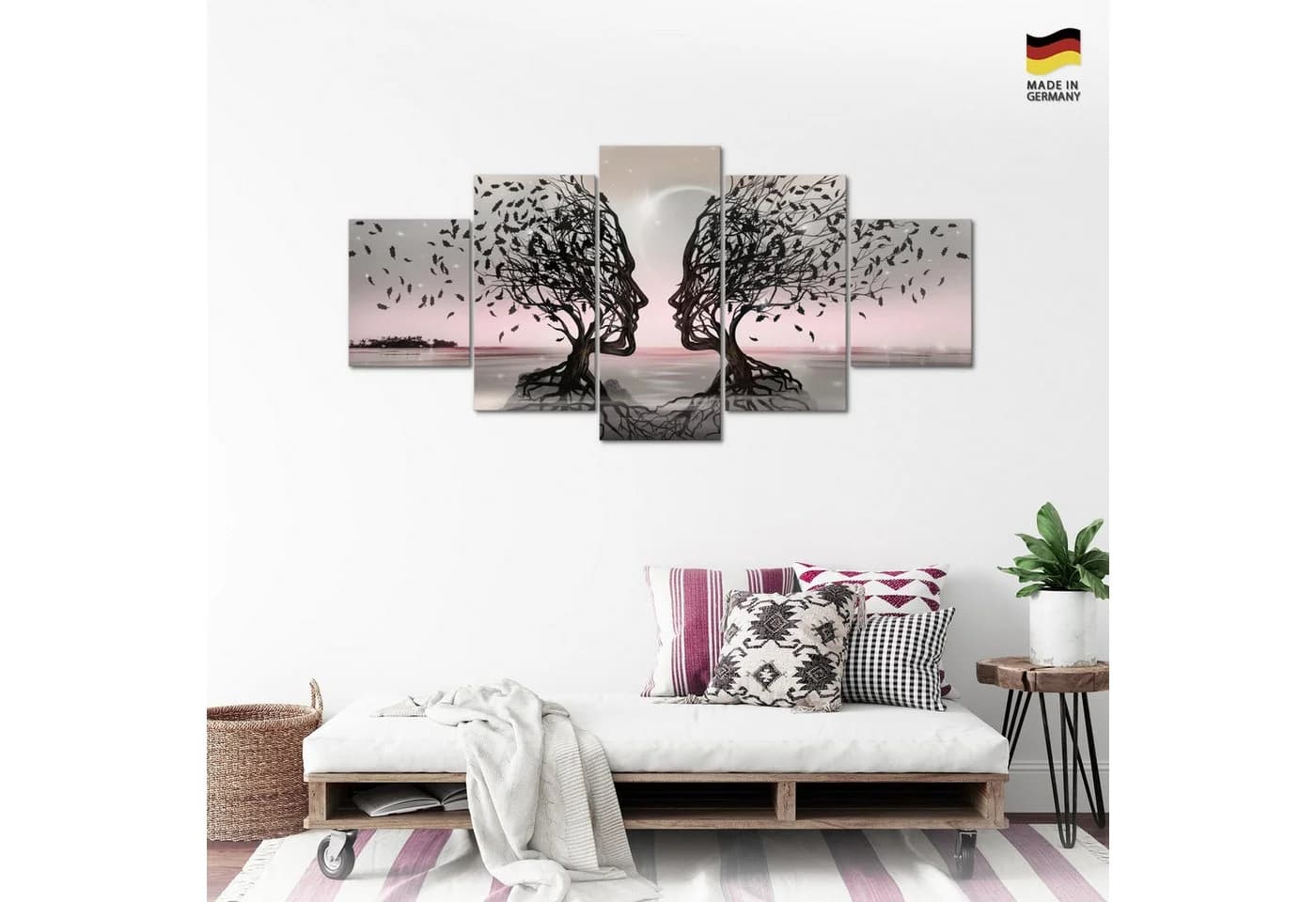 Runa Art Wandbild XXL Modern Liebespaar 200x100 cm - Bild 4