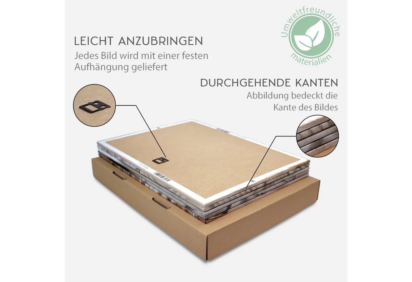 Runa Art Wandbild XXL Modern Liebespaar 200x100 cm - Bild 5