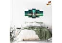 Runa Art Wandbild Set 5-tlg. Modernes Liebespaar Motiv 150x75 cm Bild 3