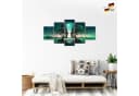 Runa Art Wandbild Set 5-tlg. Modernes Liebespaar Motiv 150x75 cm Bild 4