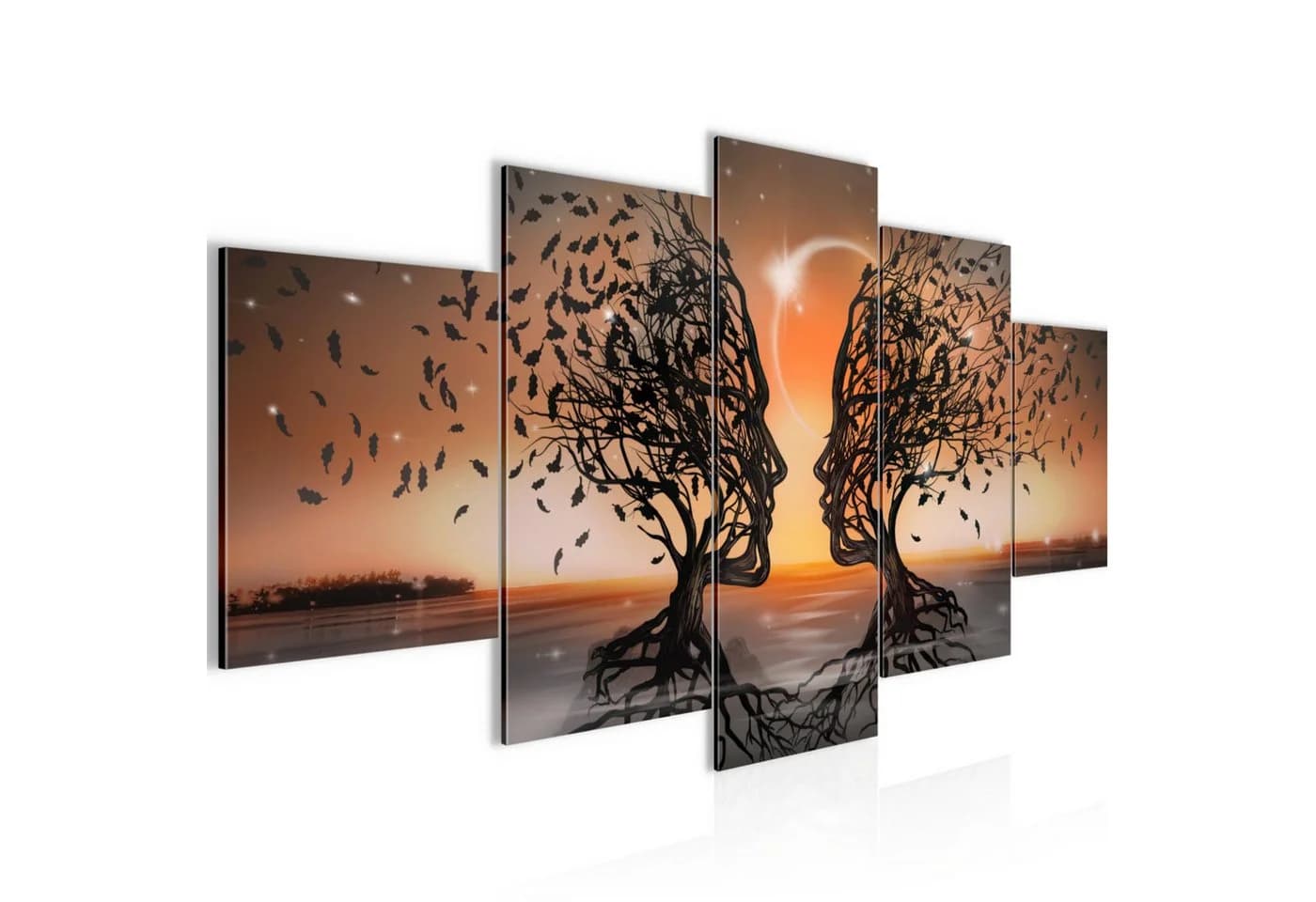 Runa Art Wandbild XXL Liebespaar Modern 200x100 cm - Bild 2