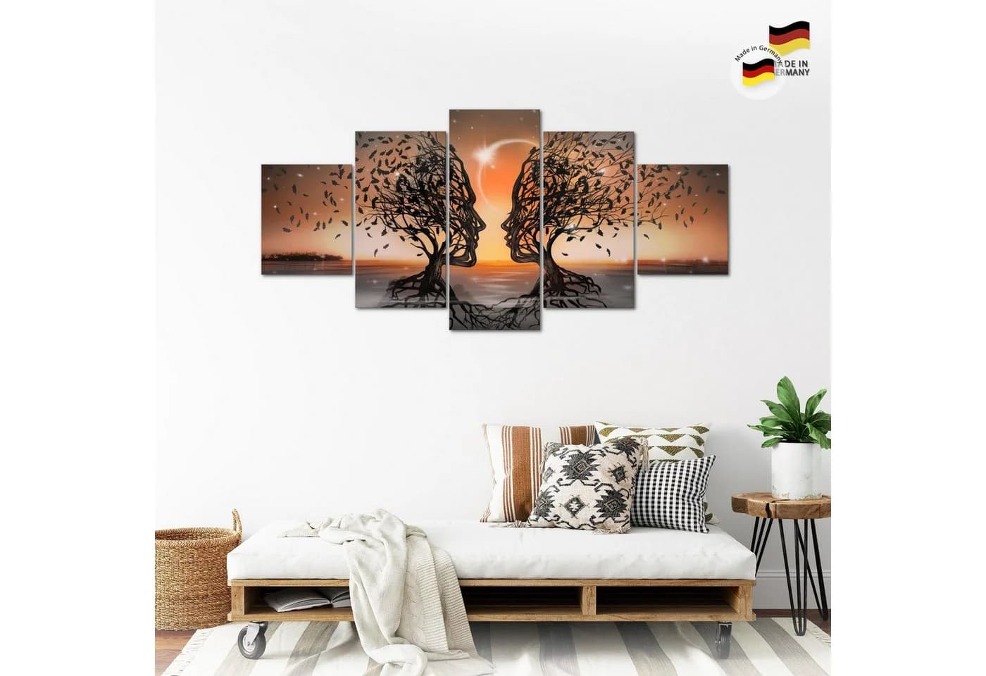 Runa Art Wandbild XXL Liebespaar Modern 200x100 cm - Bild 4