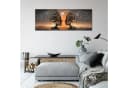 Runa Art Wandbild Abstraktes Liebespaar Orange Modern Bild 4