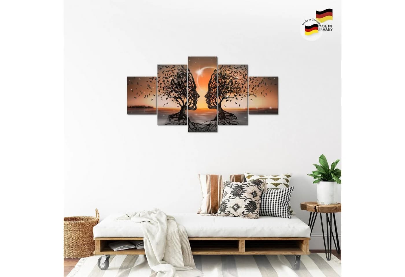 Runa Art Wandbild XXL Liebespaar Modern 150x75cm - Bild 4