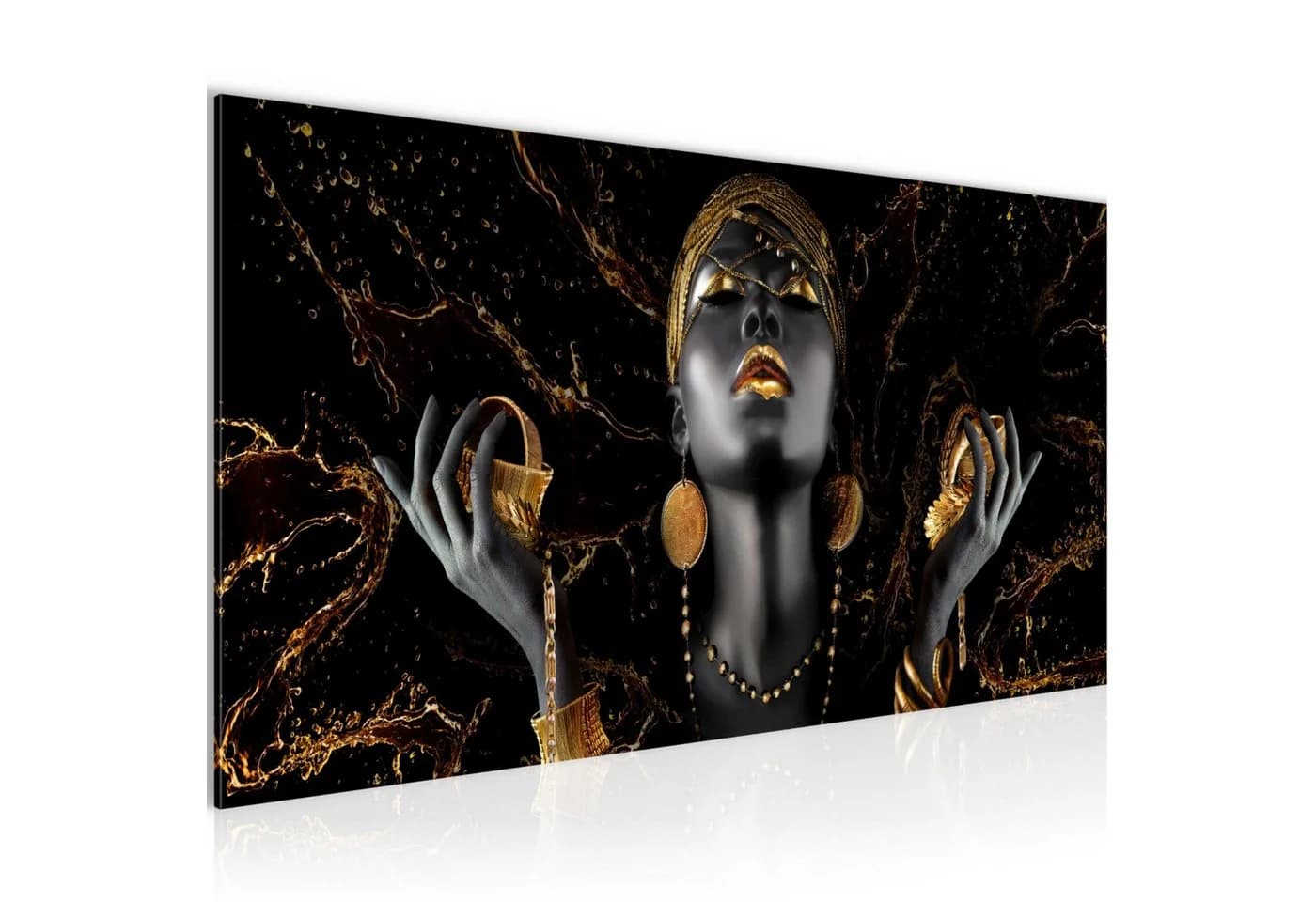 Runa Art Wandbild Afrikanische Frau Fashion Beauty Vlies - Bild 2